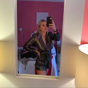 Zara Sequin Jumpsuit